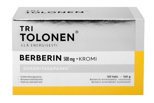 Berberine + Chromium Dr. Tolonen's 120tabl