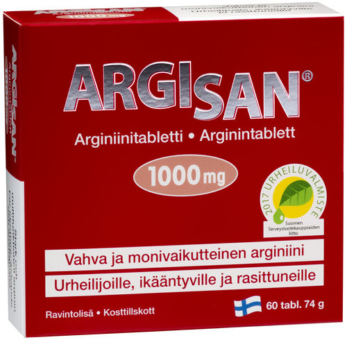 Argisan arginiini 1000 mg 60 tabl