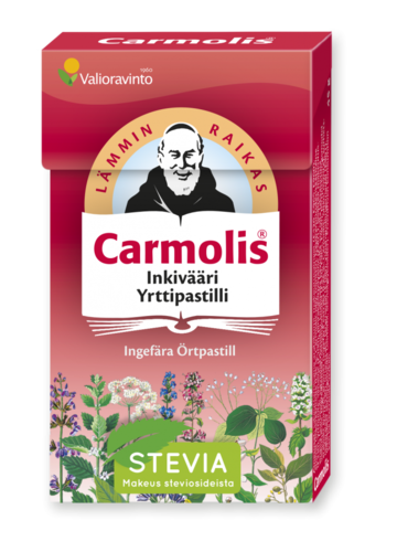 Carmolis® Ingefära Örtpastill 45g